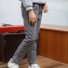 Amazing Fleece-lined Slim-fit Trousers (Grey)