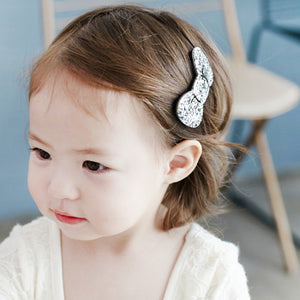 Glitter Bow hair clips