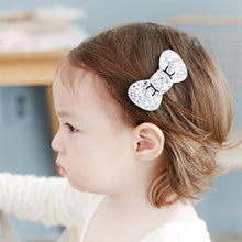 Glitter Bow hair clips