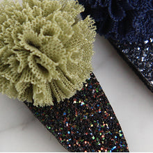Tulle and glitter hair clips