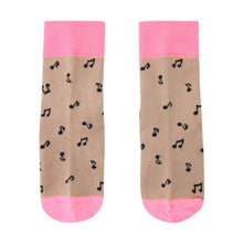Musical Note Socks - Pink