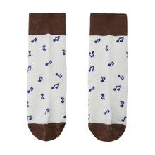 Musical Note Socks - Blue