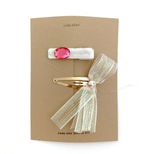 Party Hair Slide - white