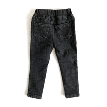 Fleece-lined Winter Slim Jeans (washed black)