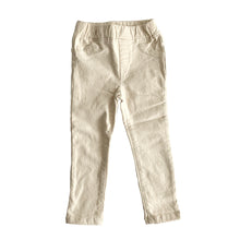 Winter Furry Slim-fit Trousers (ivory)