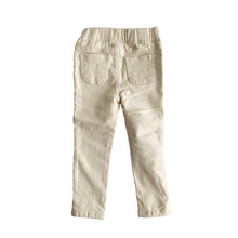 Winter Furry Slim-fit Trousers (ivory)