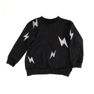 Thunder Bolt Pullover, black