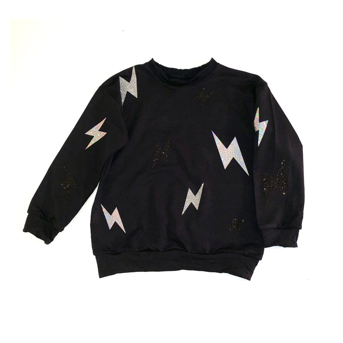 Thunder Bolt Pullover, black