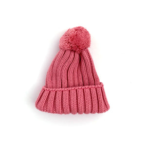 Pom Beanie - Pink