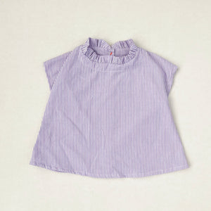 Bora Top - purple stripe