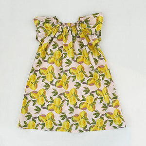 Amelia Shirred Ruffle - Lemon