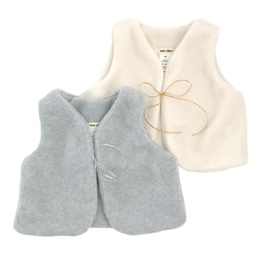 Brook Baby Vest - Light Gray