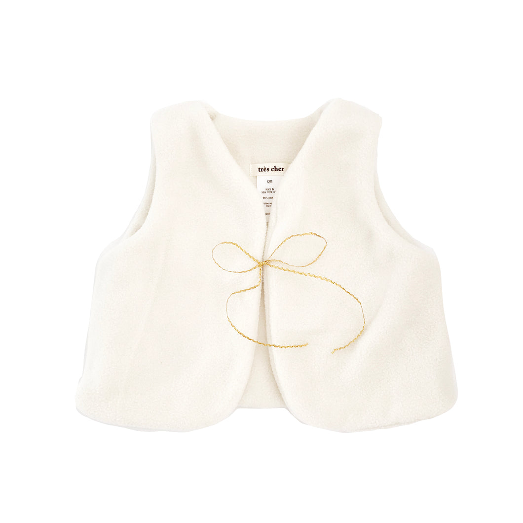 Brook Baby Vest - Ivory