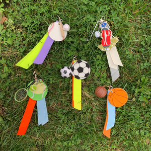 Embroidered Patch Key Rings