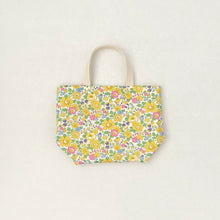 Mini Canvas Tote - Yellow Floral