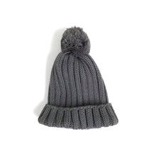 Pom Beanie - Gray
