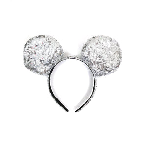 Mouse ear headband - Silver