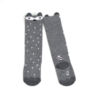 Raccoon Socks - Gray