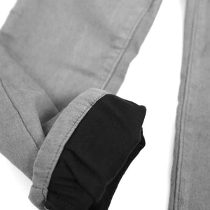 Amazing Fleece-lined Slim-fit Trousers (Taupe)