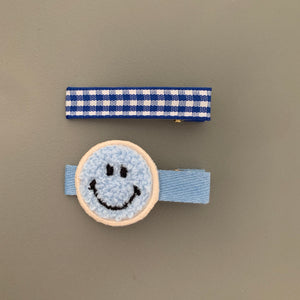 Smiley Face Hair Slides