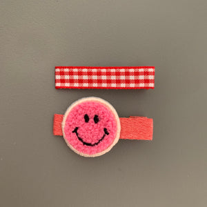 Smiley Face Hair Slides