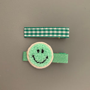 Smiley Face Hair Slides