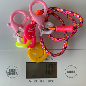 Smiley Neon Mask Straps