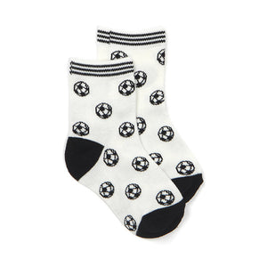 Soccer ball print socks