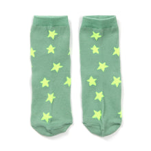 Neon Star Print Socks