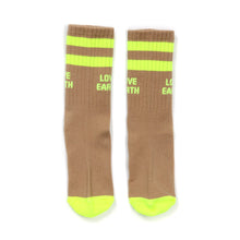 Love Earth neon socks