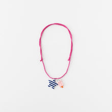 Star and ice cream necklaces (yellow stripe star)
