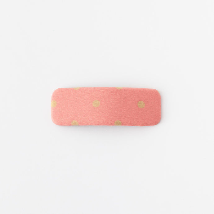 Dot hair clips (pink)