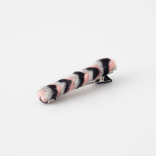 Wooly hair clips (green)
