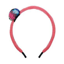 Loopy Mango headband with pom pom - Pink