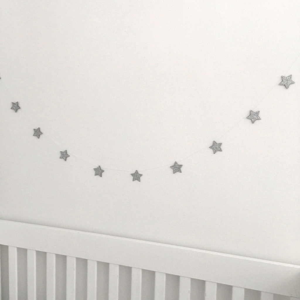 Star Garland - silver