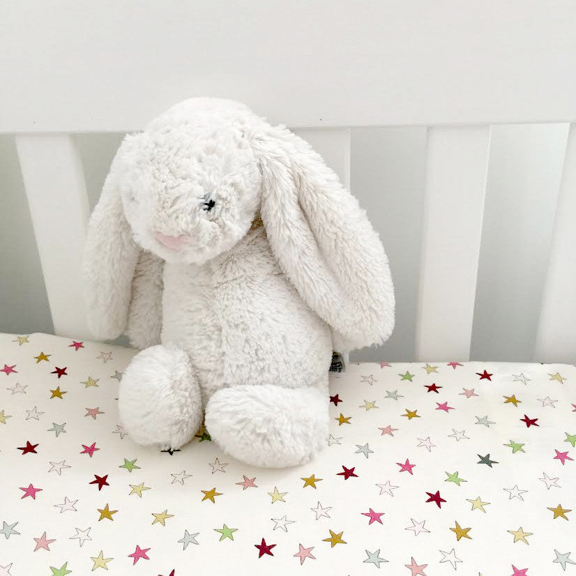 Crib fitted sheet - super star
